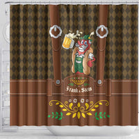 Frank & Stein Oktoberfest Shower Curtain Beer Festival German Bavarian - Wonder Print Shop