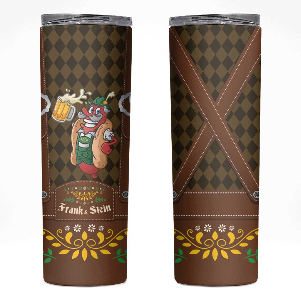 Frank & Stein Oktoberfest Skinny Tumbler Beer Festival German Bavarian - Wonder Print Shop