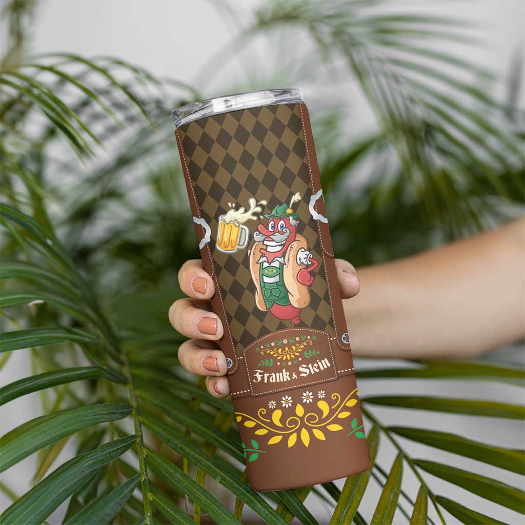 Frank & Stein Oktoberfest Skinny Tumbler Beer Festival German Bavarian - Wonder Print Shop