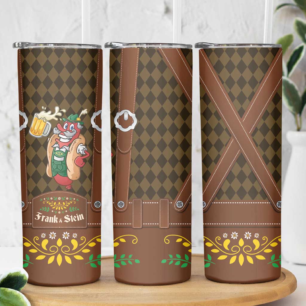 Frank & Stein Oktoberfest Skinny Tumbler Beer Festival German Bavarian - Wonder Print Shop