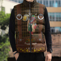 Frank & Stein Oktoberfest Sleeveless Puffer Jacket Beer Festival German Bavarian - Wonder Print Shop