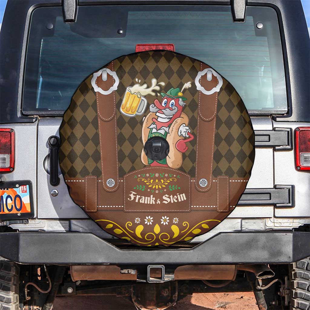 Frank & Stein Oktoberfest Spare Tire Cover Beer Festival German Bavarian - Wonder Print Shop
