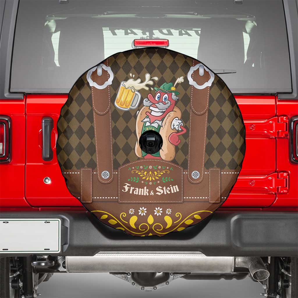 Frank & Stein Oktoberfest Spare Tire Cover Beer Festival German Bavarian - Wonder Print Shop