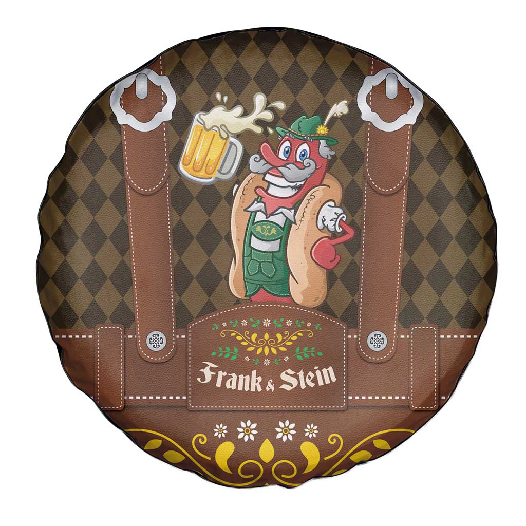 Frank & Stein Oktoberfest Spare Tire Cover Beer Festival German Bavarian - Wonder Print Shop