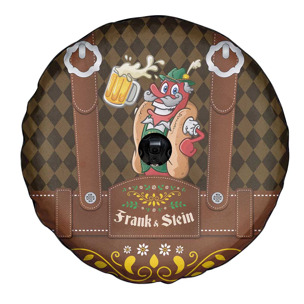 Frank & Stein Oktoberfest Spare Tire Cover Beer Festival German Bavarian - Wonder Print Shop