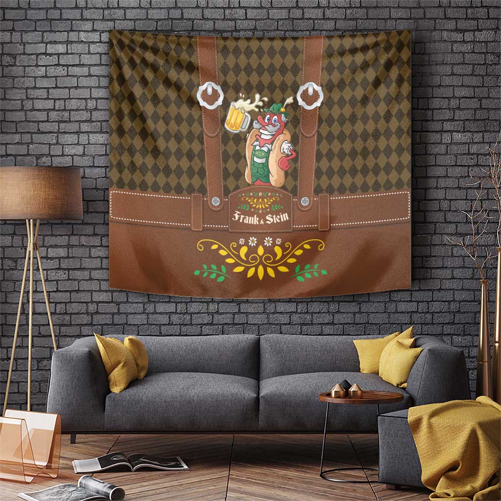 Frank & Stein Oktoberfest Tapestry Beer Festival German Bavarian - Wonder Print Shop
