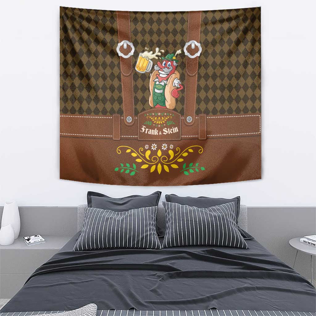 Frank & Stein Oktoberfest Tapestry Beer Festival German Bavarian - Wonder Print Shop