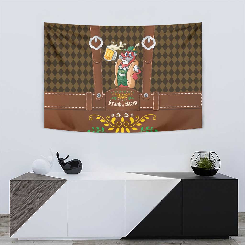 Frank & Stein Oktoberfest Tapestry Beer Festival German Bavarian - Wonder Print Shop