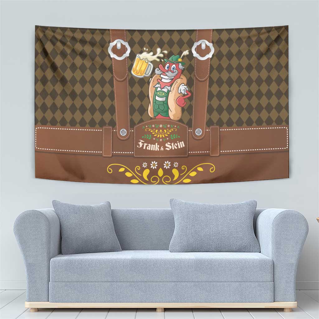 Frank & Stein Oktoberfest Tapestry Beer Festival German Bavarian - Wonder Print Shop
