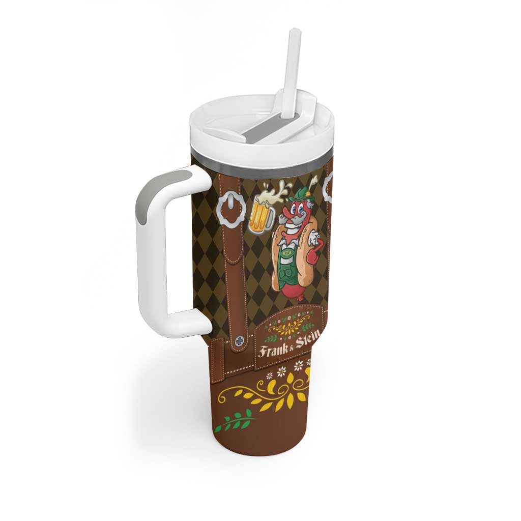 Frank & Stein Oktoberfest Tumbler With Handle Beer Festival German Bavarian - Wonder Print Shop