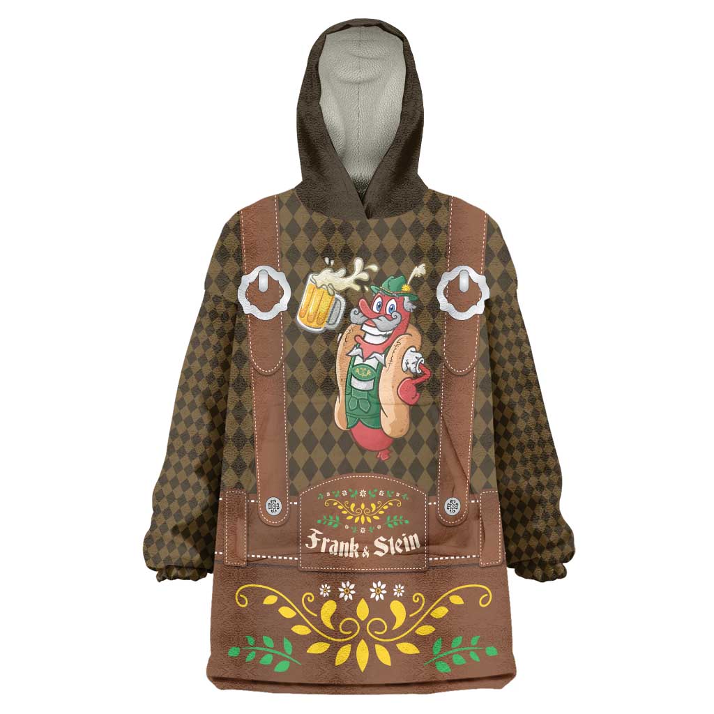 Frank & Stein Oktoberfest Wearable Blanket Hoodie Beer Festival German Bavarian - Wonder Print Shop