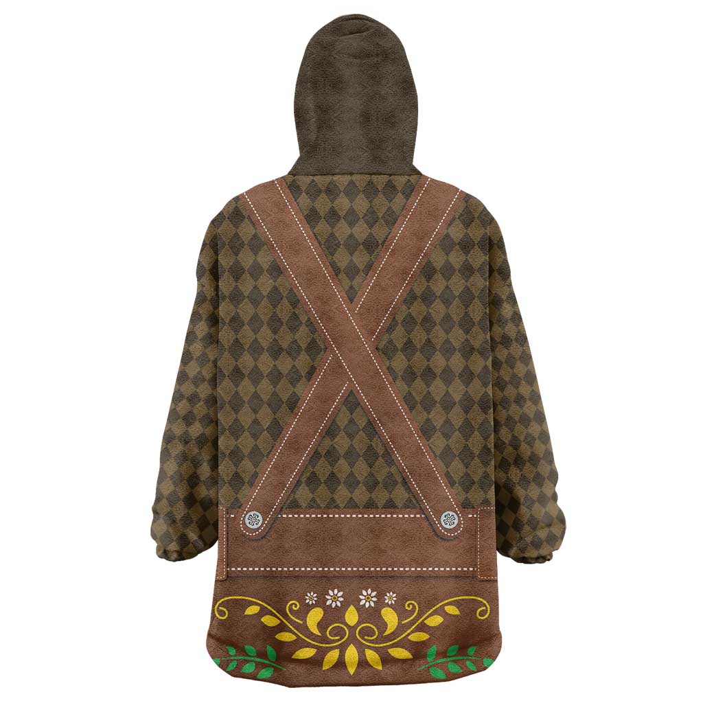 Frank & Stein Oktoberfest Wearable Blanket Hoodie Beer Festival German Bavarian - Wonder Print Shop