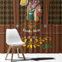 Frank & Stein Oktoberfest Window Curtain Beer Festival German Bavarian - Wonder Print Shop