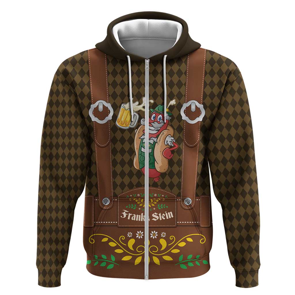 Frank & Stein Oktoberfest Zip Hoodie Beer Festival German Bavarian - Wonder Print Shop