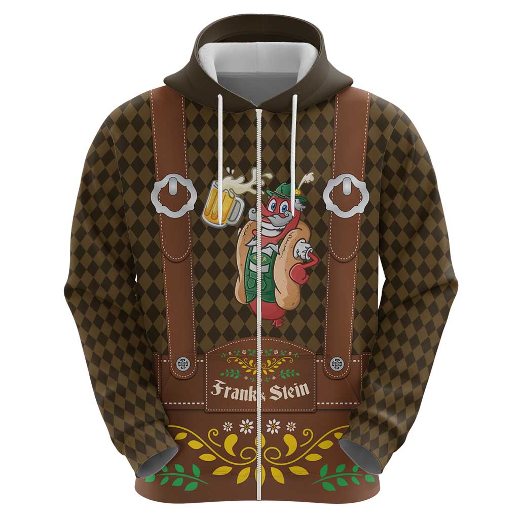 Frank & Stein Oktoberfest Zip Hoodie Beer Festival German Bavarian - Wonder Print Shop