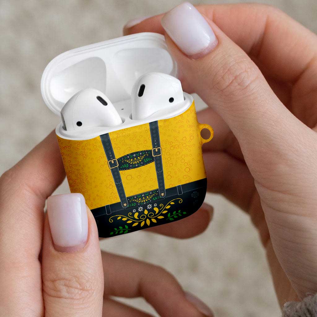 Lederhosen Oktoberfest AirPods Case Bavarian Beer Time - Wonder Print Shop