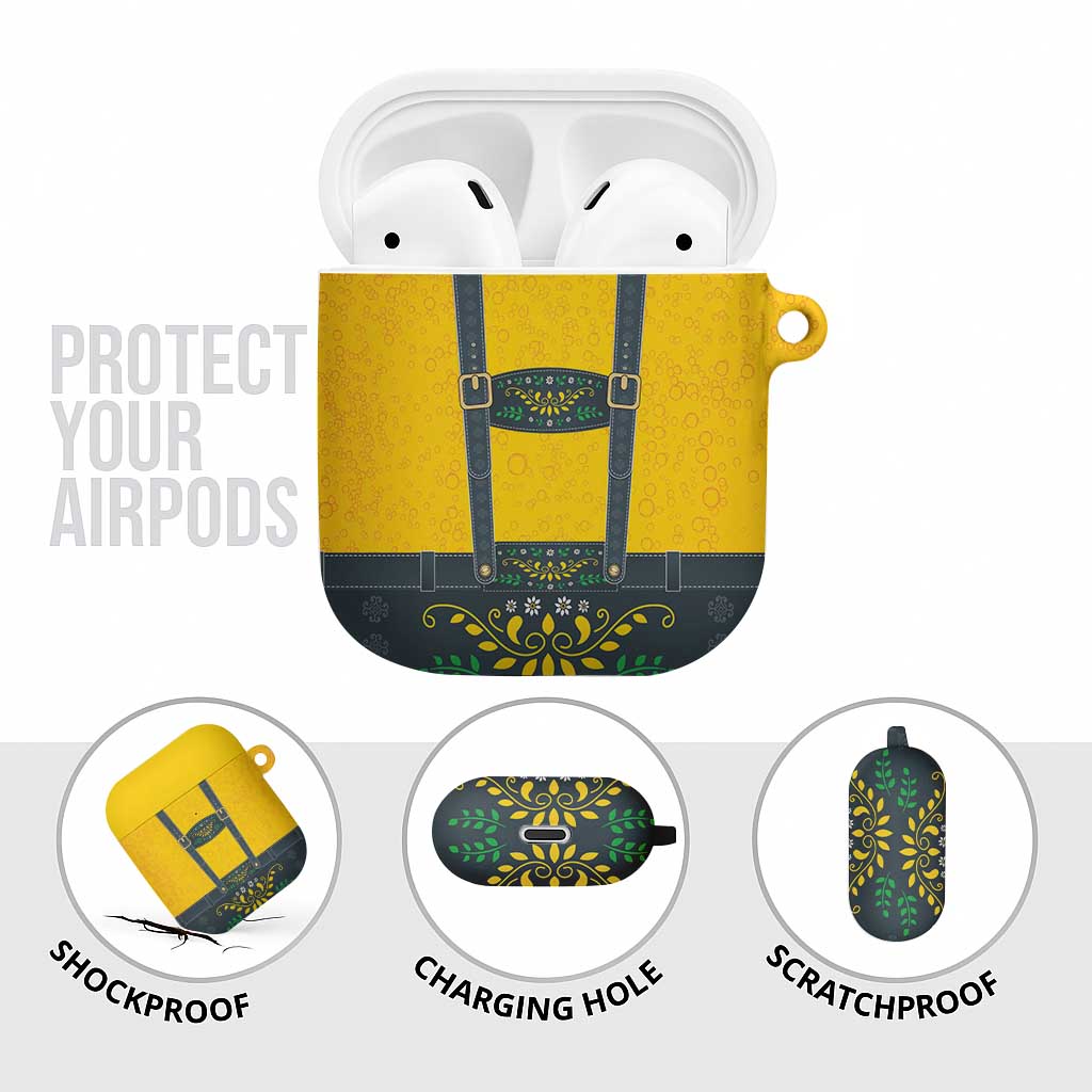 Lederhosen Oktoberfest AirPods Case Bavarian Beer Time - Wonder Print Shop