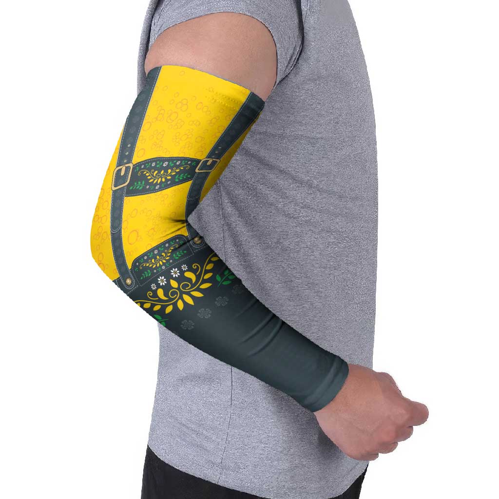 Lederhosen Oktoberfest Arm Sleeves Bavarian Beer Time - Wonder Print Shop