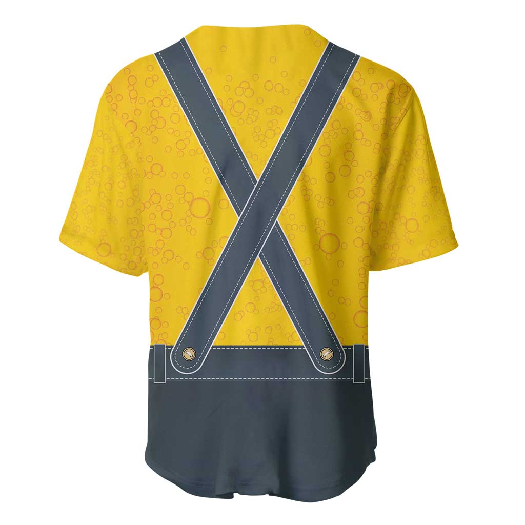 Lederhosen Oktoberfest Baseball Jersey Bavarian Beer Time - Wonder Print Shop