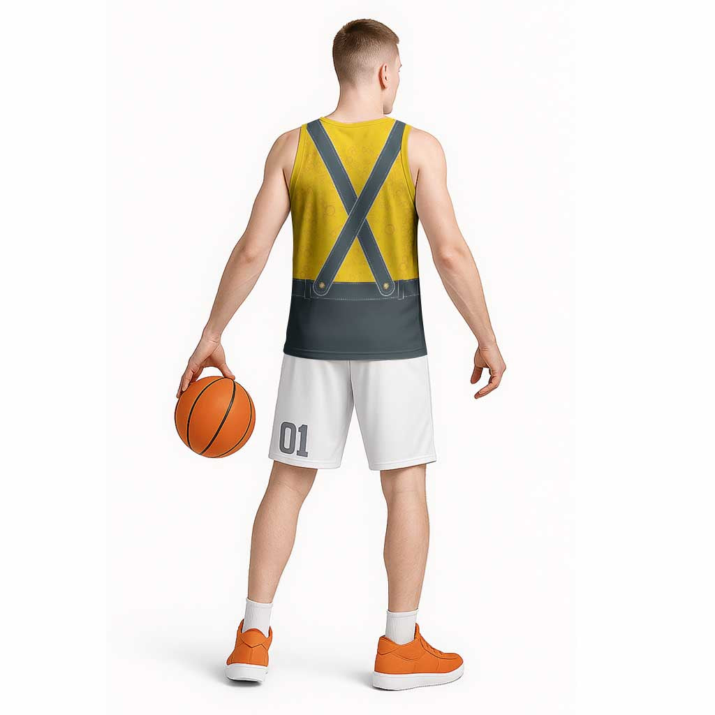 Lederhosen Oktoberfest Basketball Jersey Bavarian Beer Time - Wonder Print Shop
