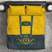 Lederhosen Oktoberfest Bedding Set Bavarian Beer Time - Wonder Print Shop