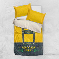 Lederhosen Oktoberfest Bedding Set Bavarian Beer Time - Wonder Print Shop