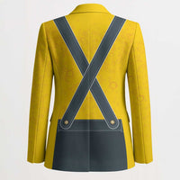 Lederhosen Oktoberfest Blazer Bavarian Beer Time - Wonder Print Shop