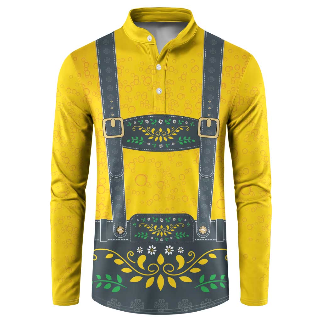 Lederhosen Oktoberfest Button Sweatshirt Bavarian Beer Time - Wonder Print Shop