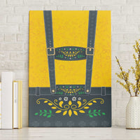 Lederhosen Oktoberfest Canvas Wall Art Bavarian Beer Time - Wonder Print Shop