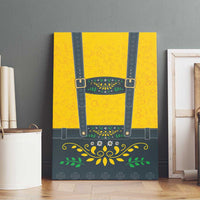 Lederhosen Oktoberfest Canvas Wall Art Bavarian Beer Time - Wonder Print Shop
