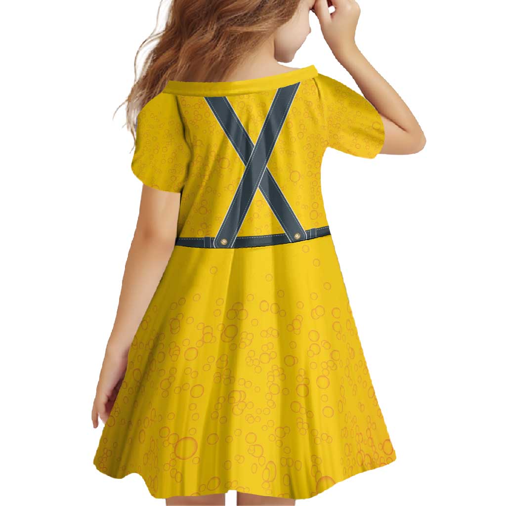 Lederhosen Oktoberfest Family Matching Long Sleeve Bodycon Dress and Hawaiian Shirt Bavarian Beer Time - Wonder Print Shop