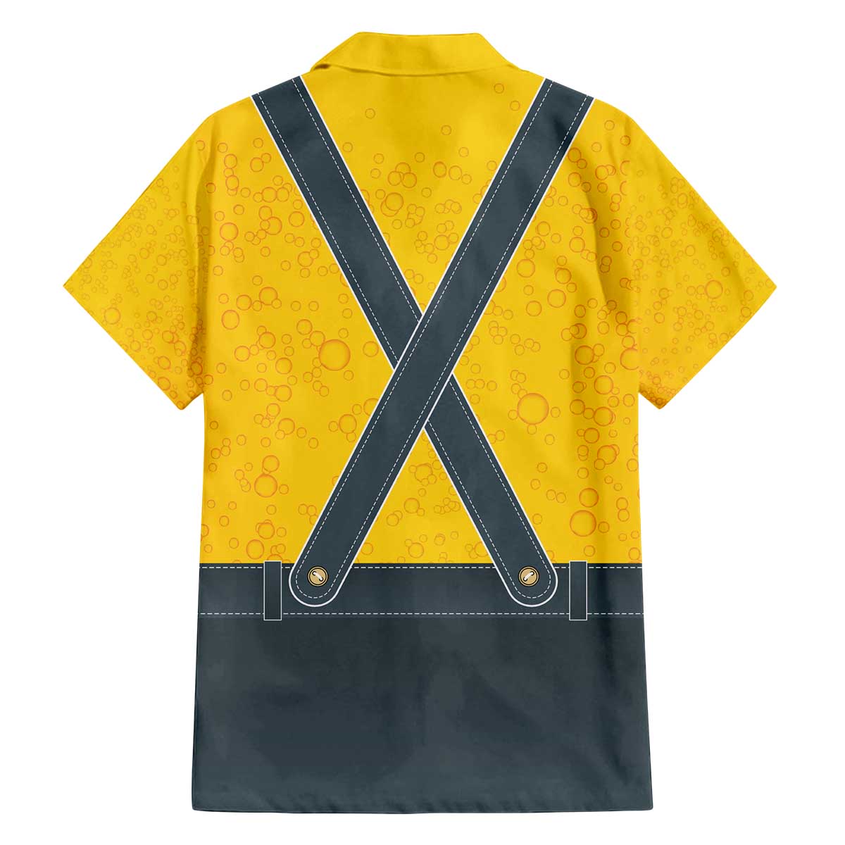 Lederhosen Oktoberfest Family Matching Off The Shoulder Long Sleeve Dress and Hawaiian Shirt Bavarian Beer Time - Wonder Print Shop