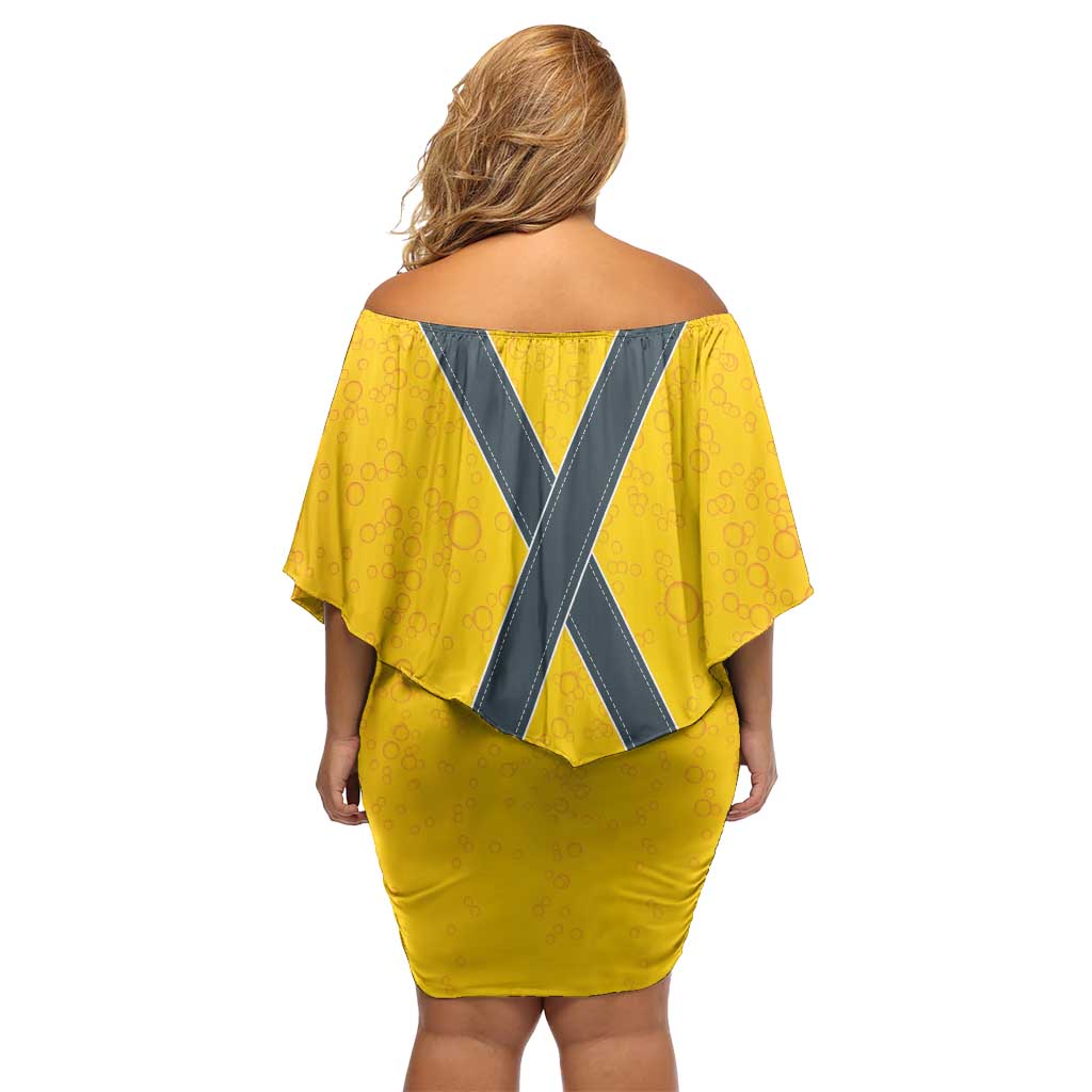 Lederhosen Oktoberfest Family Matching Off Shoulder Short Dress and Hawaiian Shirt Bavarian Beer Time - Wonder Print Shop