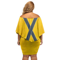 Lederhosen Oktoberfest Family Matching Off Shoulder Short Dress and Hawaiian Shirt Bavarian Beer Time - Wonder Print Shop