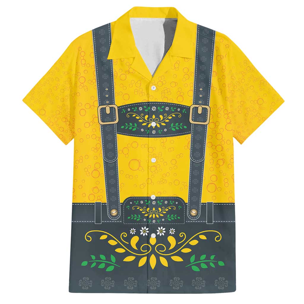 Lederhosen Oktoberfest Family Matching Tank Maxi Dress and Hawaiian Shirt Bavarian Beer Time - Wonder Print Shop