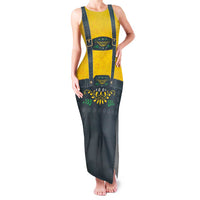 Lederhosen Oktoberfest Family Matching Tank Maxi Dress and Hawaiian Shirt Bavarian Beer Time - Wonder Print Shop