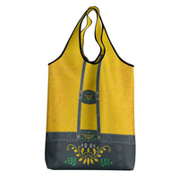 Lederhosen Oktoberfest Grocery Bag Bavarian Beer Time - Wonder Print Shop