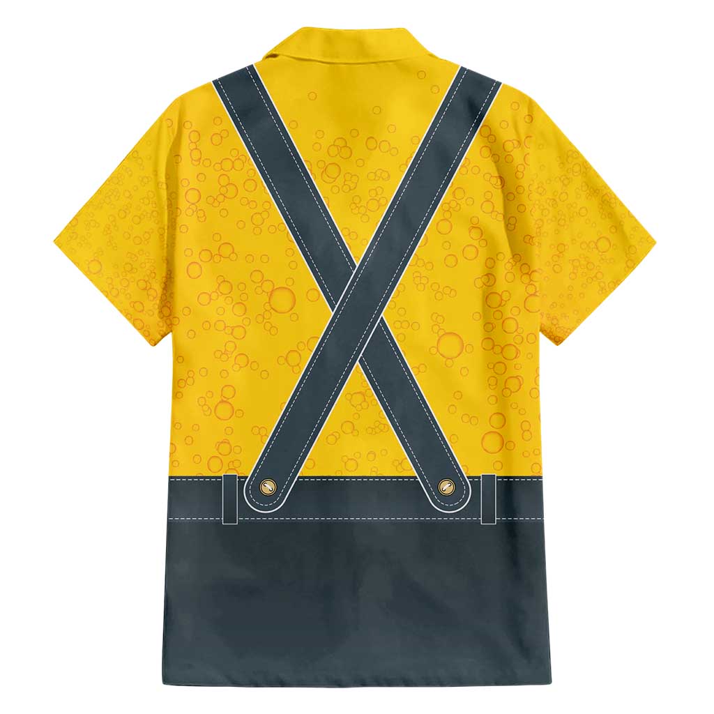 Lederhosen Oktoberfest Hawaiian Shirt Bavarian Beer Time - Wonder Print Shop