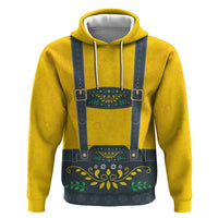 Lederhosen Oktoberfest Hoodie Bavarian Beer Time - Wonder Print Shop