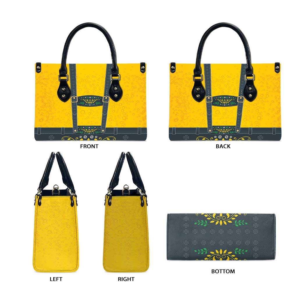 Lederhosen Oktoberfest Leather Bag Bavarian Beer Time - Wonder Print Shop