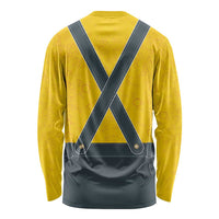 Lederhosen Oktoberfest Long Sleeve Shirt Bavarian Beer Time - Wonder Print Shop