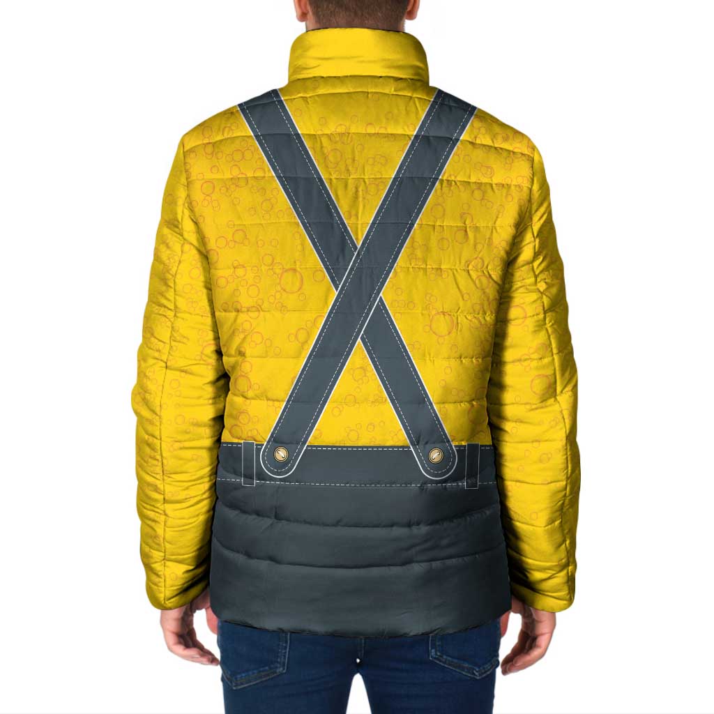 Lederhosen Oktoberfest Padded Jacket Bavarian Beer Time - Wonder Print Shop