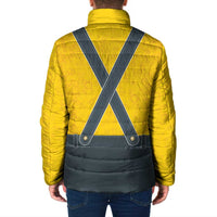 Lederhosen Oktoberfest Padded Jacket Bavarian Beer Time - Wonder Print Shop