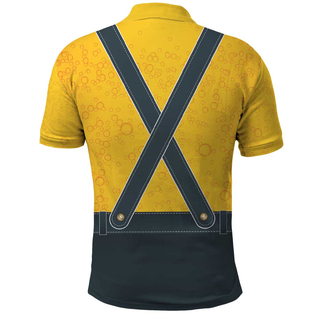 Lederhosen Oktoberfest Polo Shirt Bavarian Beer Time - Wonder Print Shop