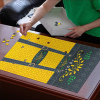 Lederhosen Oktoberfest Puzzle Bavarian Beer Time - Wonder Print Shop