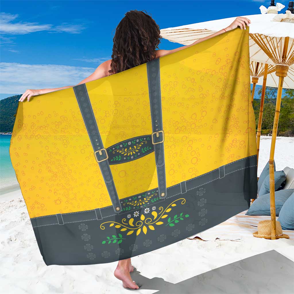 Lederhosen Oktoberfest Sarong Bavarian Beer Time - Wonder Print Shop
