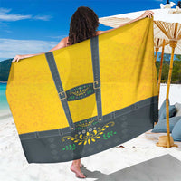 Lederhosen Oktoberfest Sarong Bavarian Beer Time - Wonder Print Shop