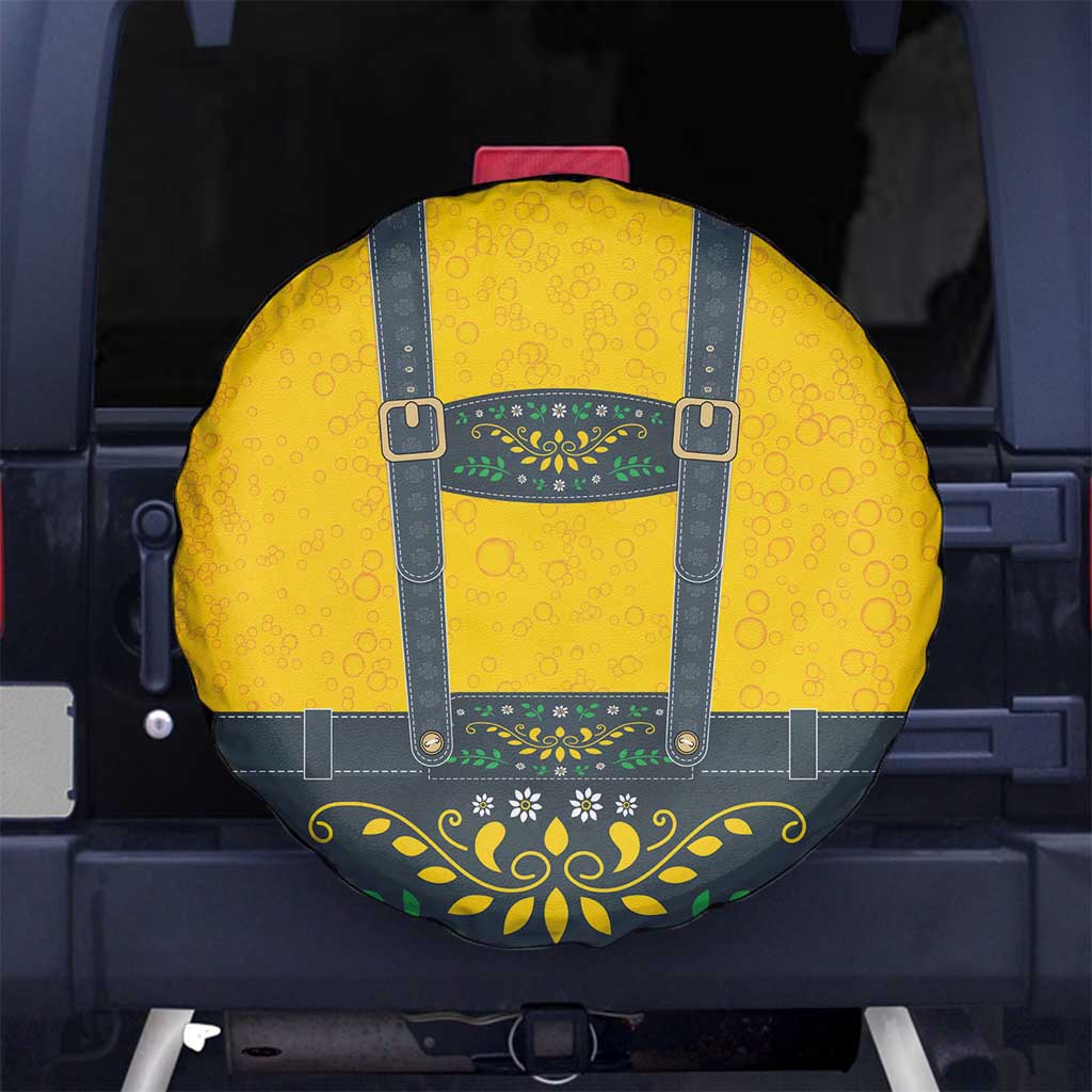 Lederhosen Oktoberfest Spare Tire Cover Bavarian Beer Time - Wonder Print Shop