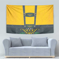 Lederhosen Oktoberfest Tapestry Bavarian Beer Time - Wonder Print Shop