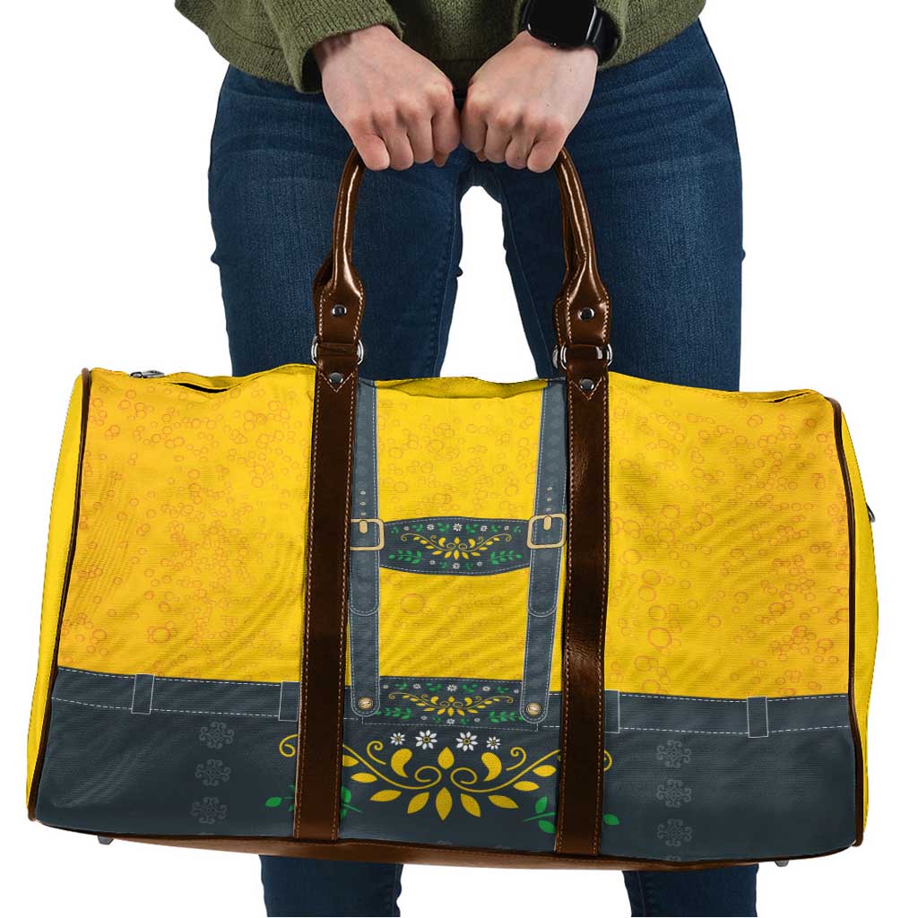 Lederhosen Oktoberfest Travel Bag Bavarian Beer Time - Wonder Print Shop